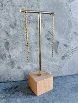 Lokkar með fínlegum keðjum 3 síddir