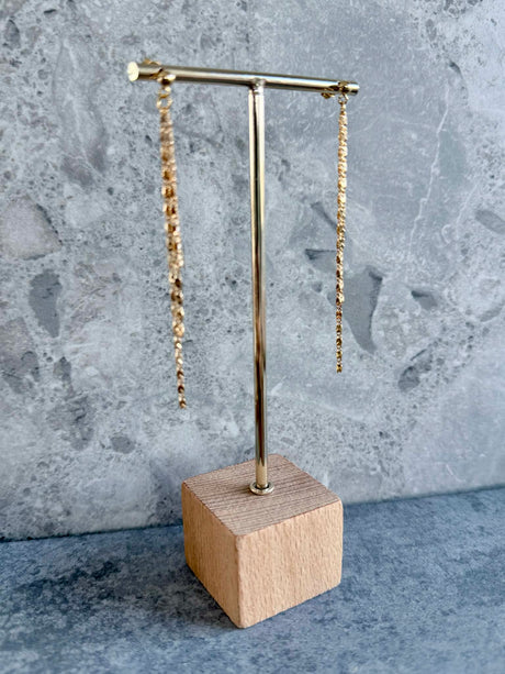 Lokkar með fínlegum keðjum 3 síddir