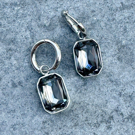 Dangle Kristalslokkar með hringlás