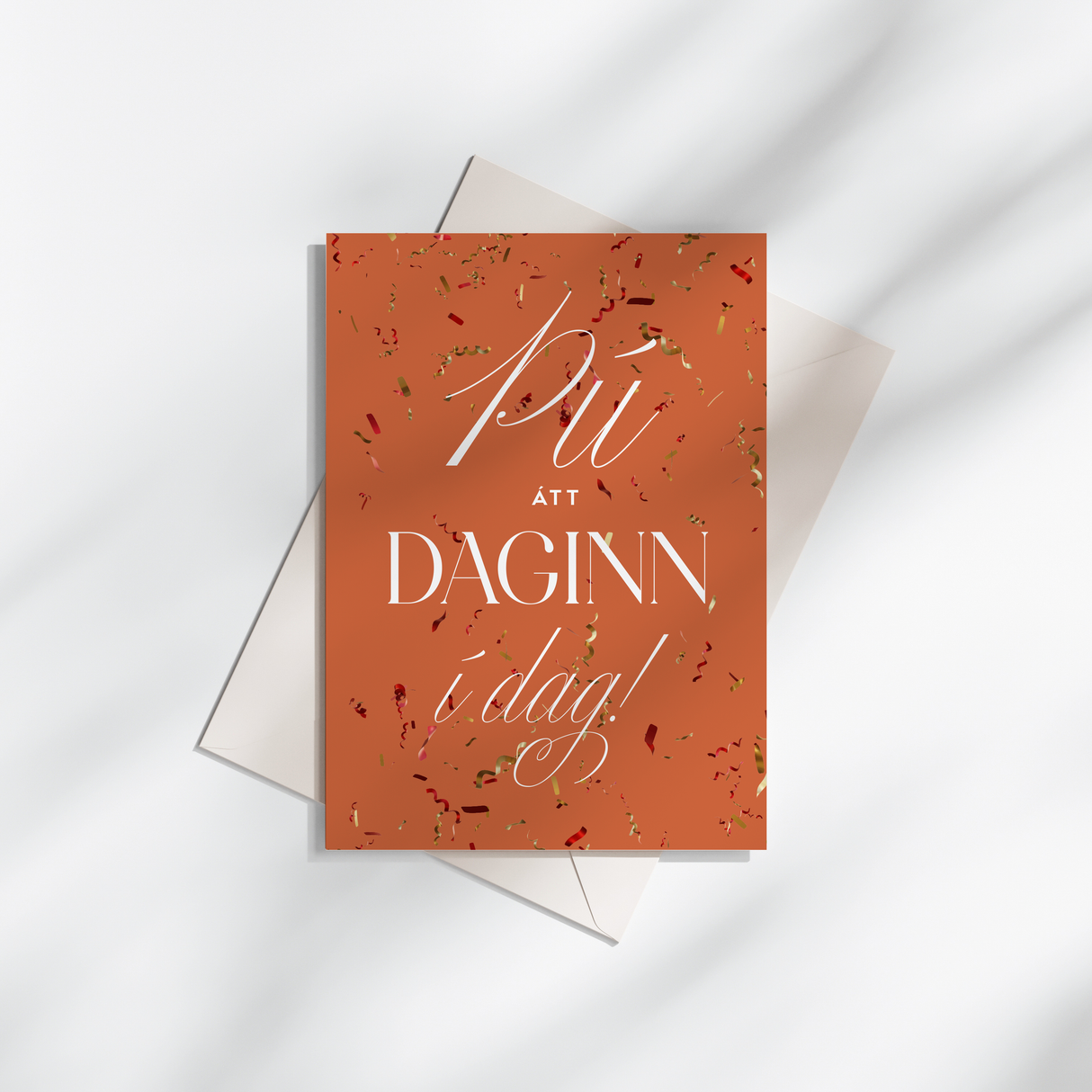 Studio Vast - kort með umslagi