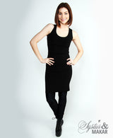 Hlýrakjóll síður