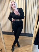 Breki samfestingur púff Svartur