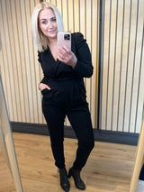 Breki samfestingur púff Svartur