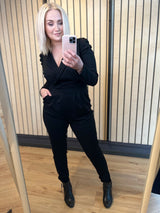 Breki samfestingur púff Svartur