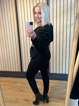 Breki samfestingur púff Svartur