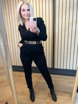 Breki samfestingur púff Svartur